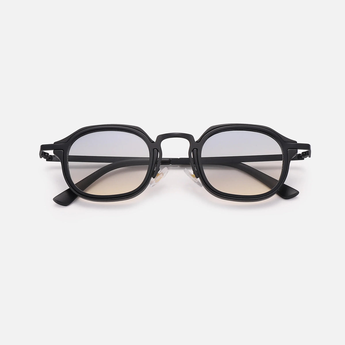 Geometric Thick‑Rim Sunglasses