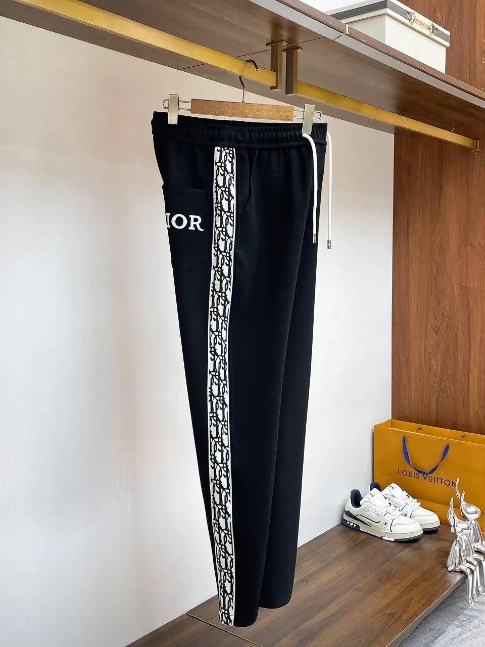 Side Tape   Straight‑Leg sweatpants