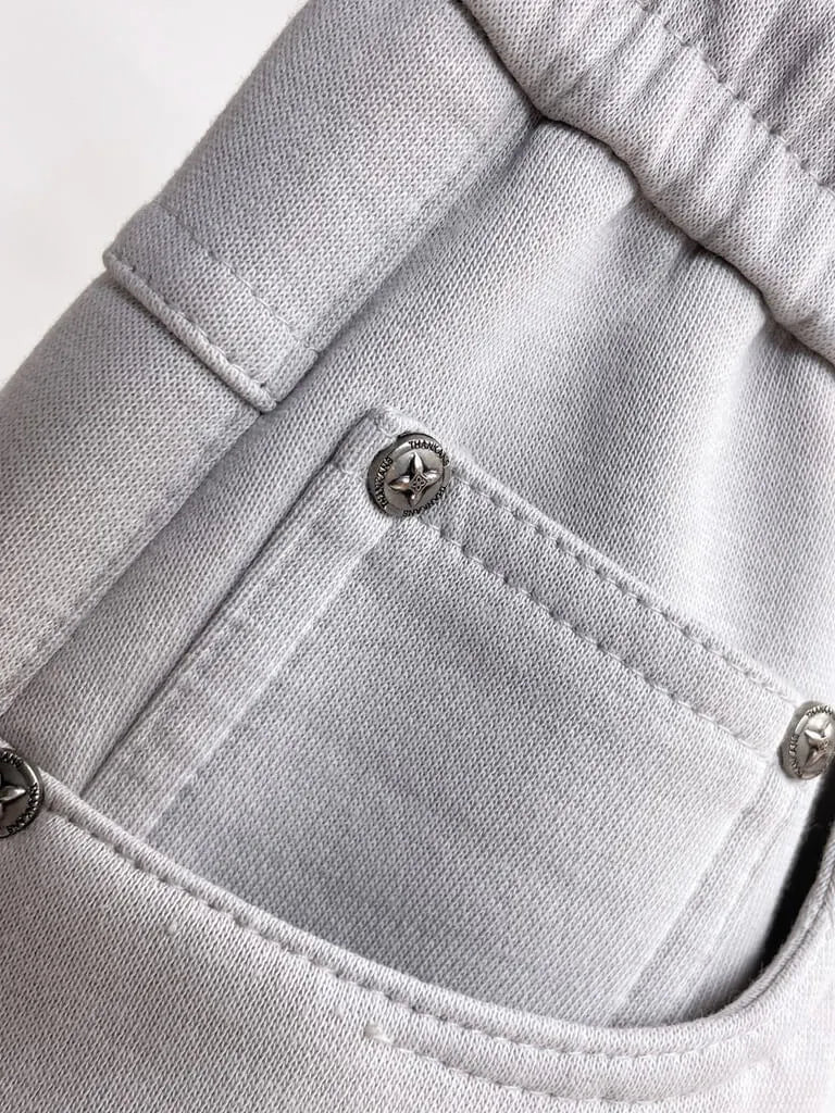 Embossed Monogram Cargo Casual Shorts