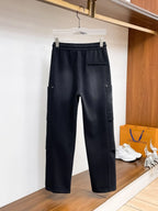 Dual‑Cargo Pocket Triangle   Pants