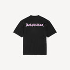 Pink Letter Print T‑Shirt