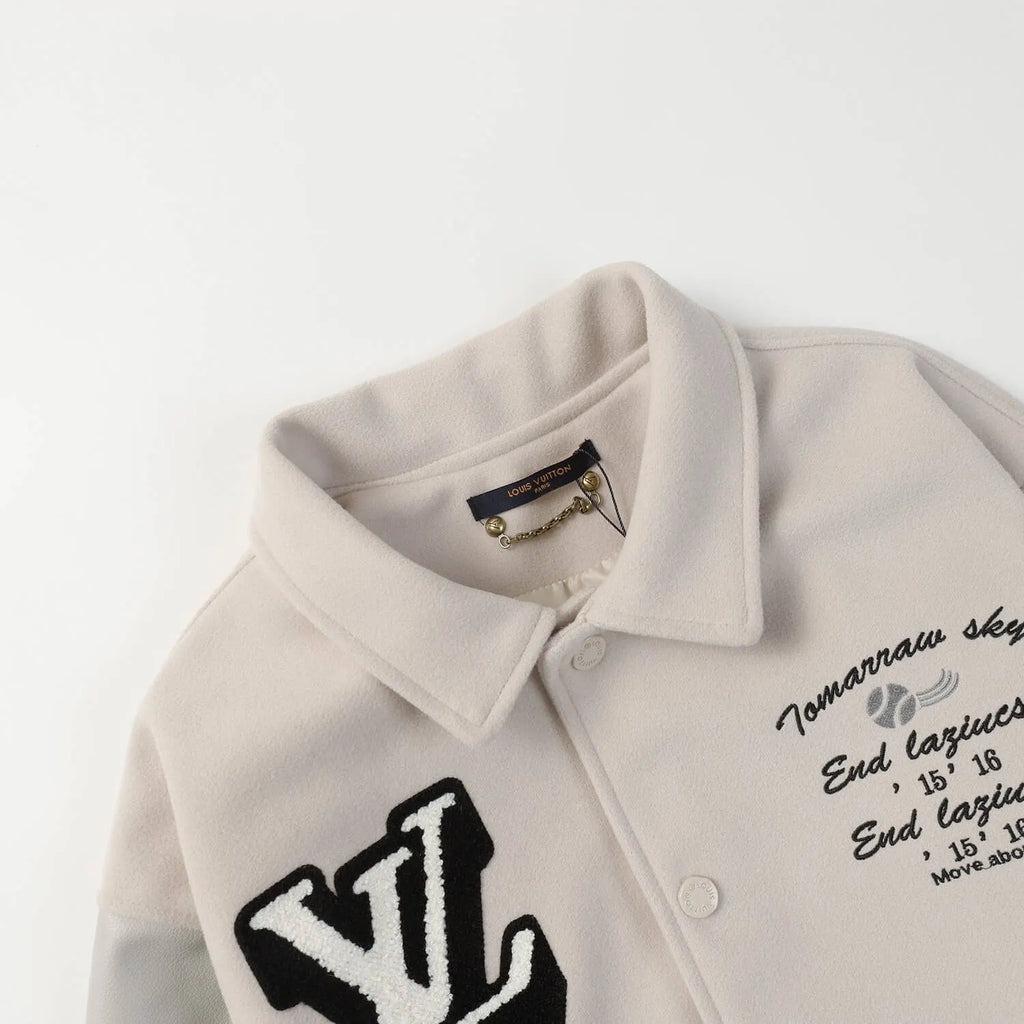 Towel Embroidered Varsity Jacket