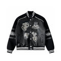 Leather Varsity Jacket