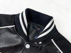 Leather Varsity Jacket