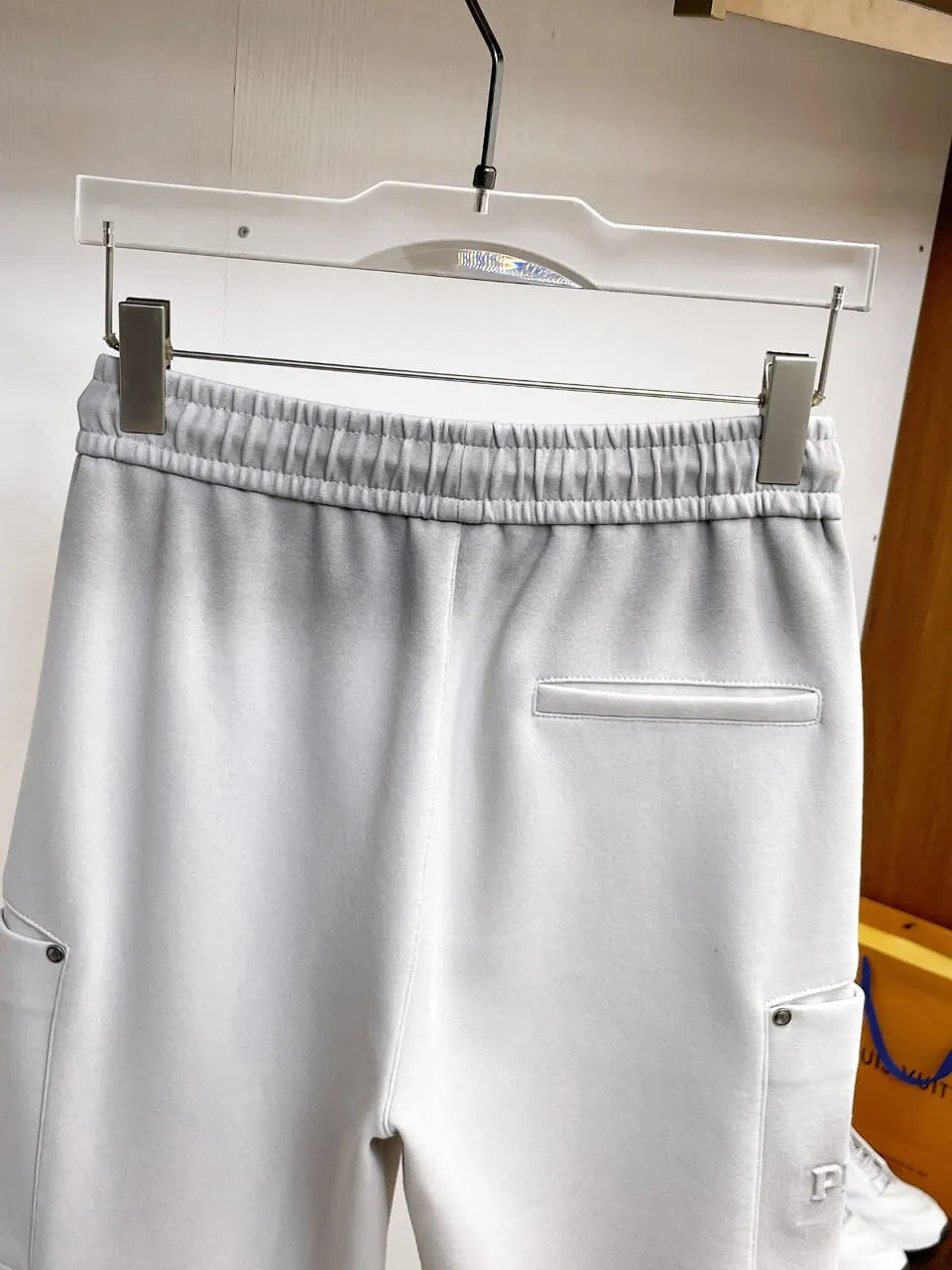 Dual‑Cargo Pocket Triangle   Pants