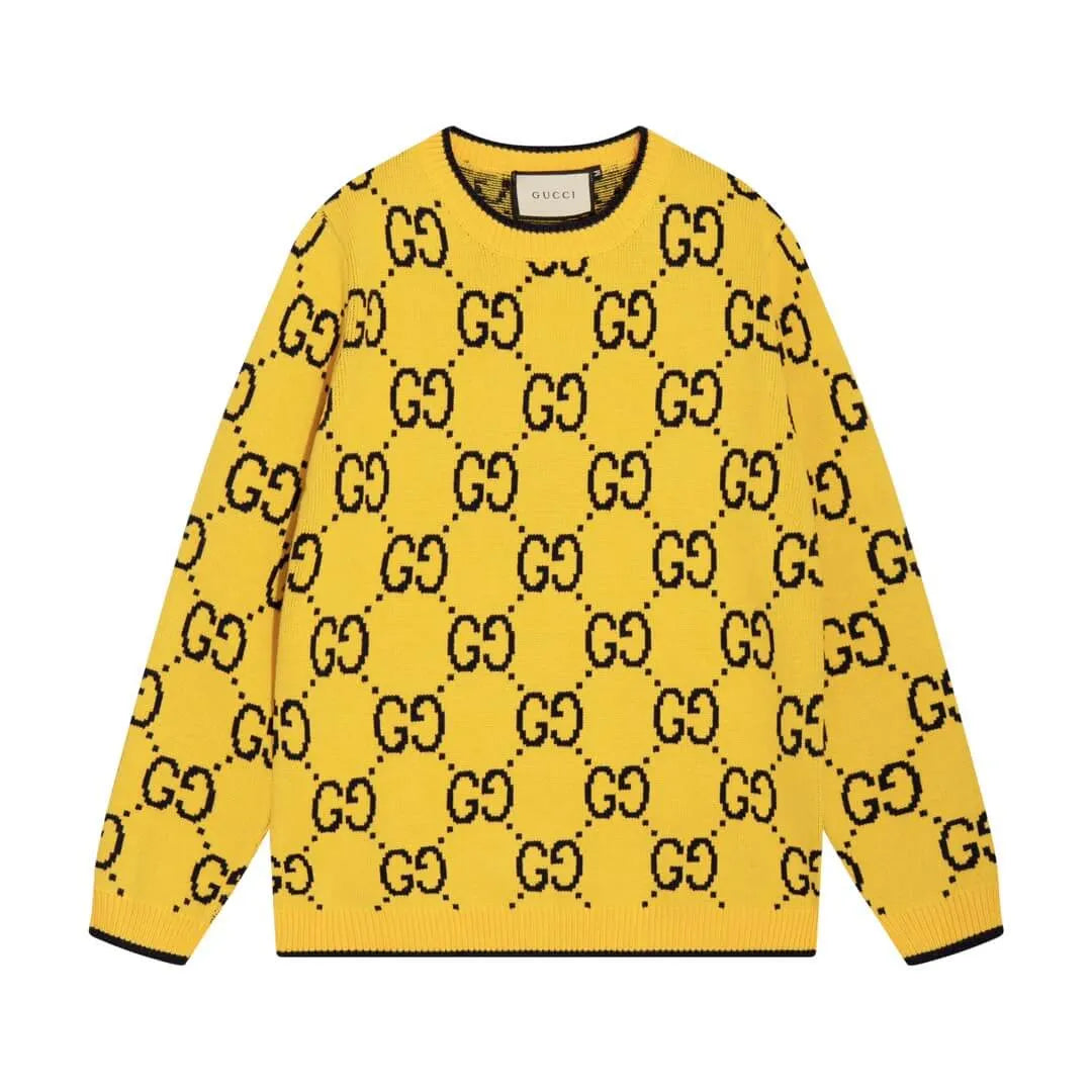 All‑Over Monogram Sweater