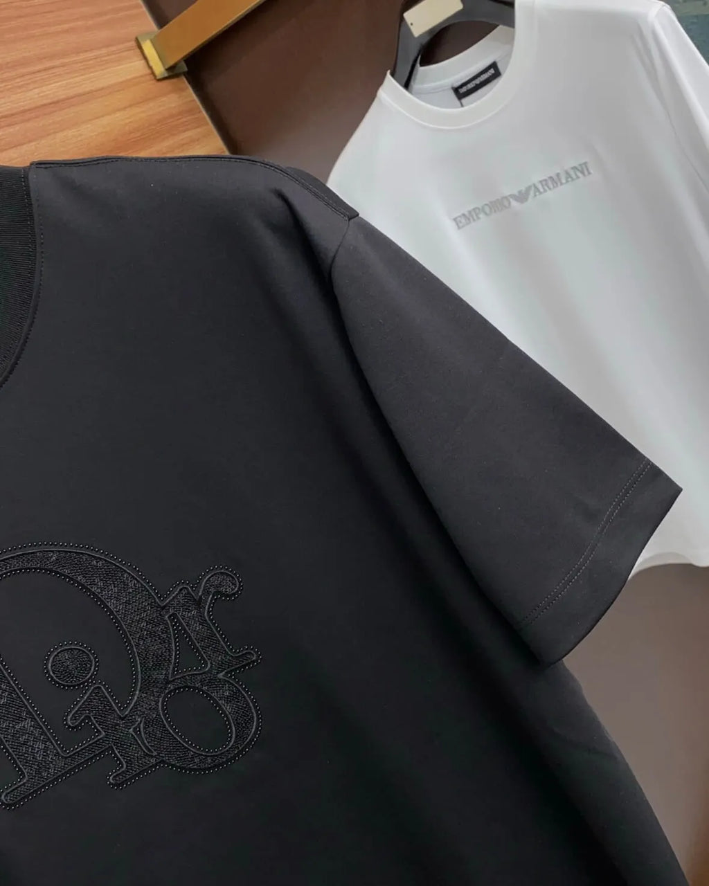 Rhinestone Letter T-shirt