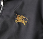 Embroidered Stand Collar Bomber Jacket