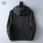 Floral Print Reversible Collared Jacket &Hooded Jacket