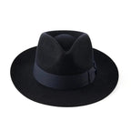 Retro Band‑Detail Fedora Hat