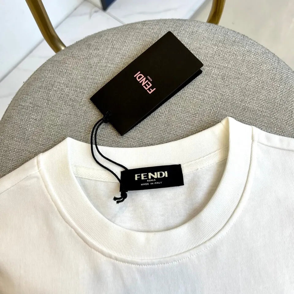 Classic Double F Print  T-shirt