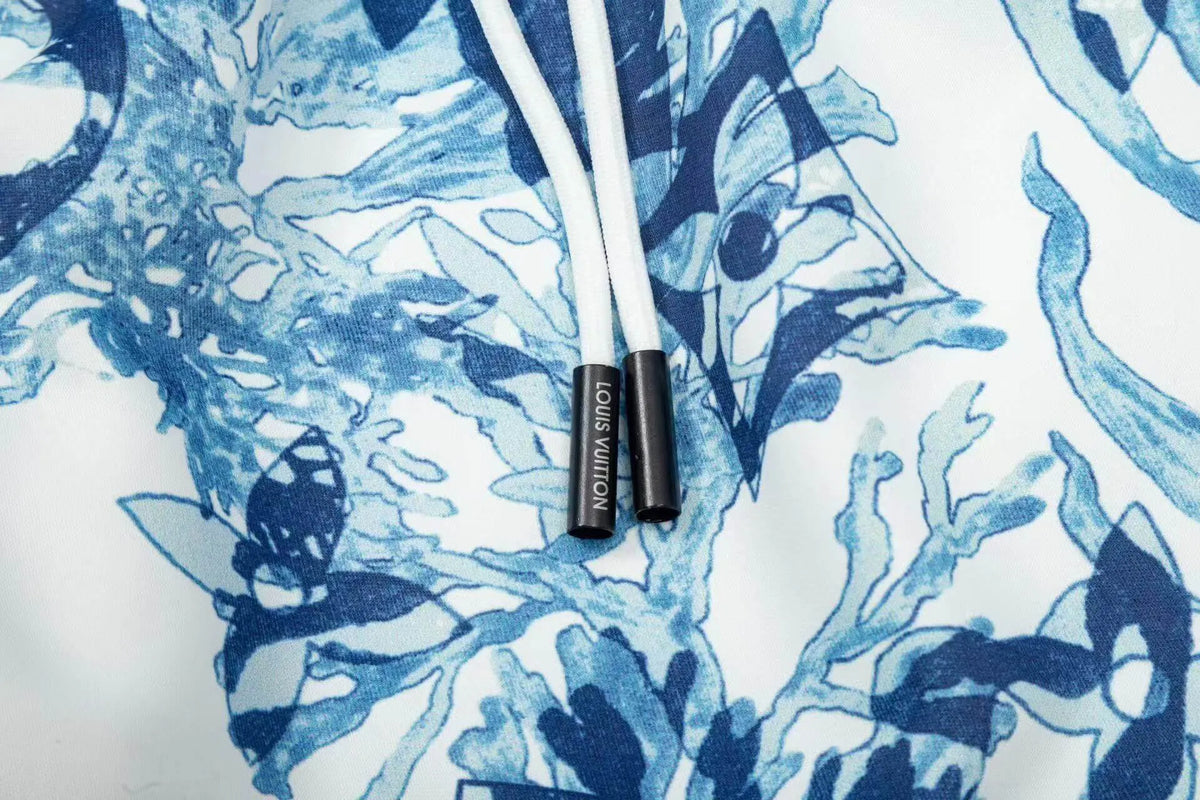 Sea Ink Printed Shorts