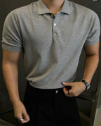 Premium Solid‑Color Polo Tee