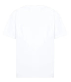 Rectangular Brand Print Crewneck T-Shirt