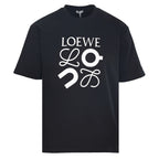 Classic Anagram Print Oversized T‑Shirt
