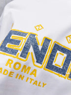 Letter Print Short‑Sleeve T‑Shirt