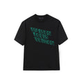 Shadow Diagonal Letter Print T-Shirt