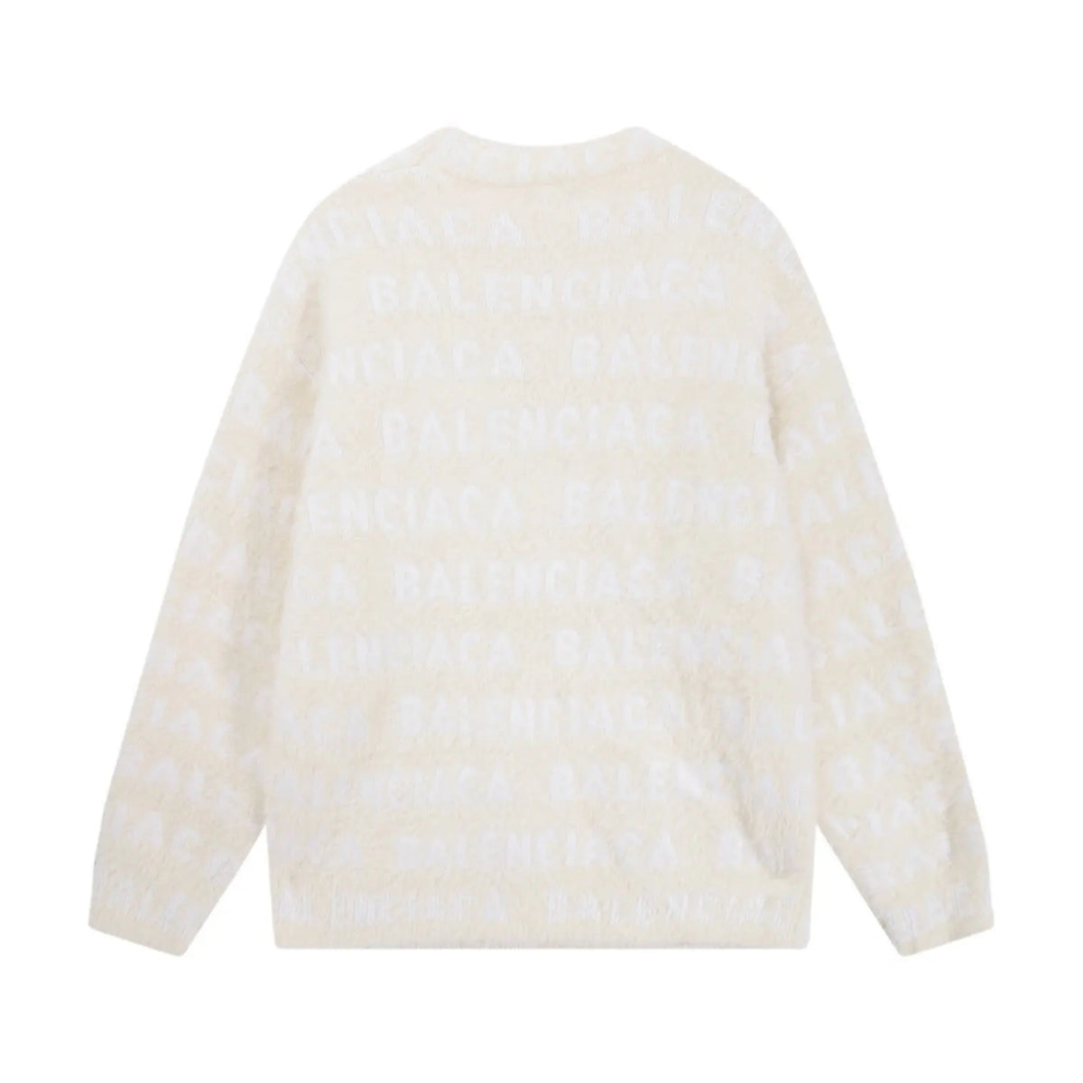 Repeating Logo Fuzzy Sweater