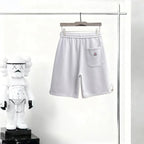 Drawstring Toggle‑Hem Sweat Shorts