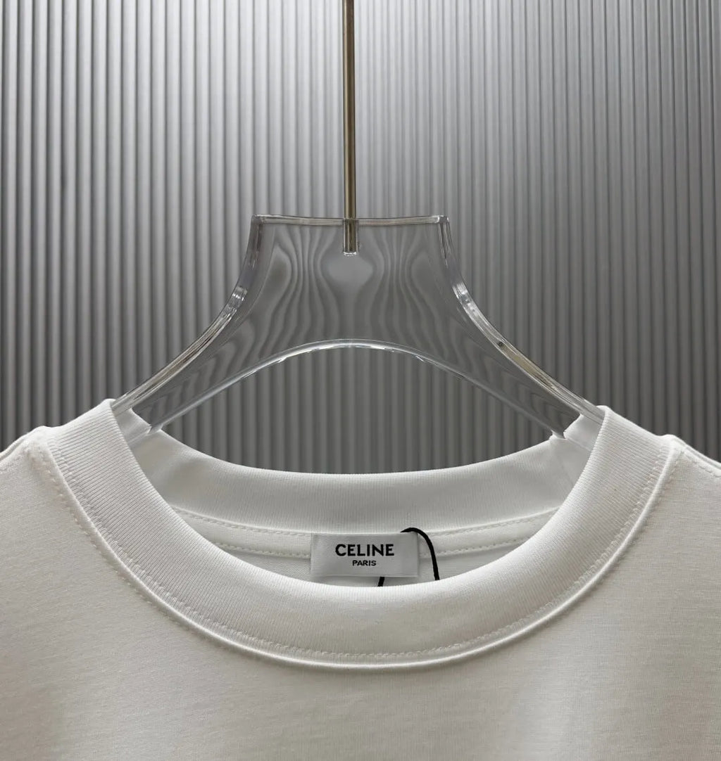 Square Frame Letter Print T‑Shirt