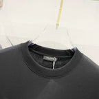 Double Shadow Letter Print T Shirt
