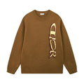 Side Graphic Knit Sweater