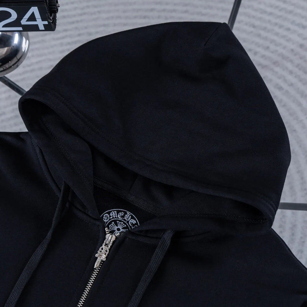 New Scroll Sanskrit Zip-Up Jacket