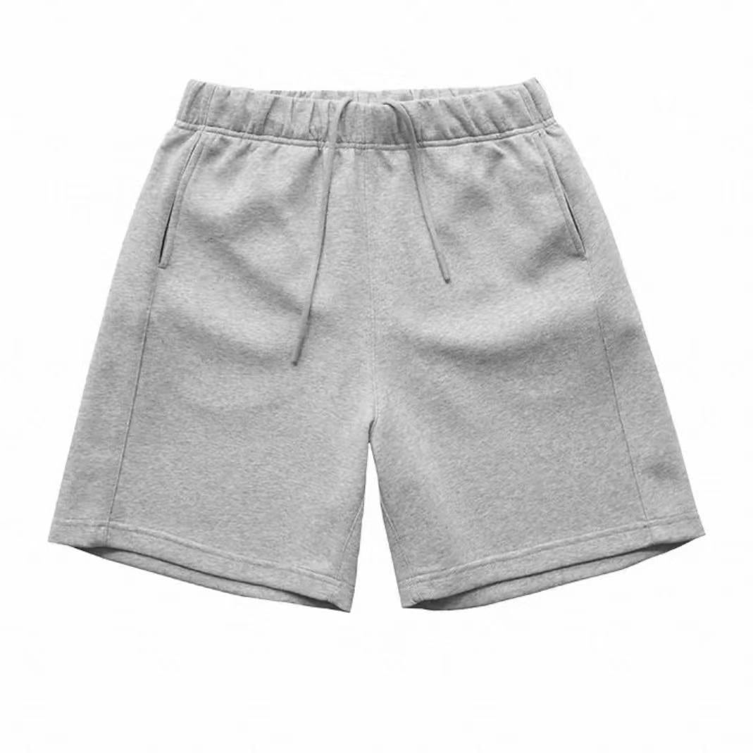 Textured Elastic Waist Streetwear Shorts