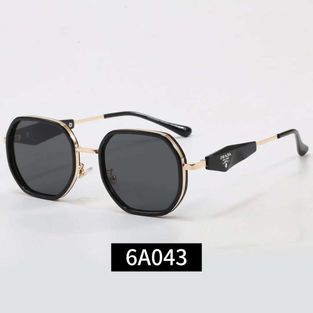 Hexagonal Retro Sunglasses