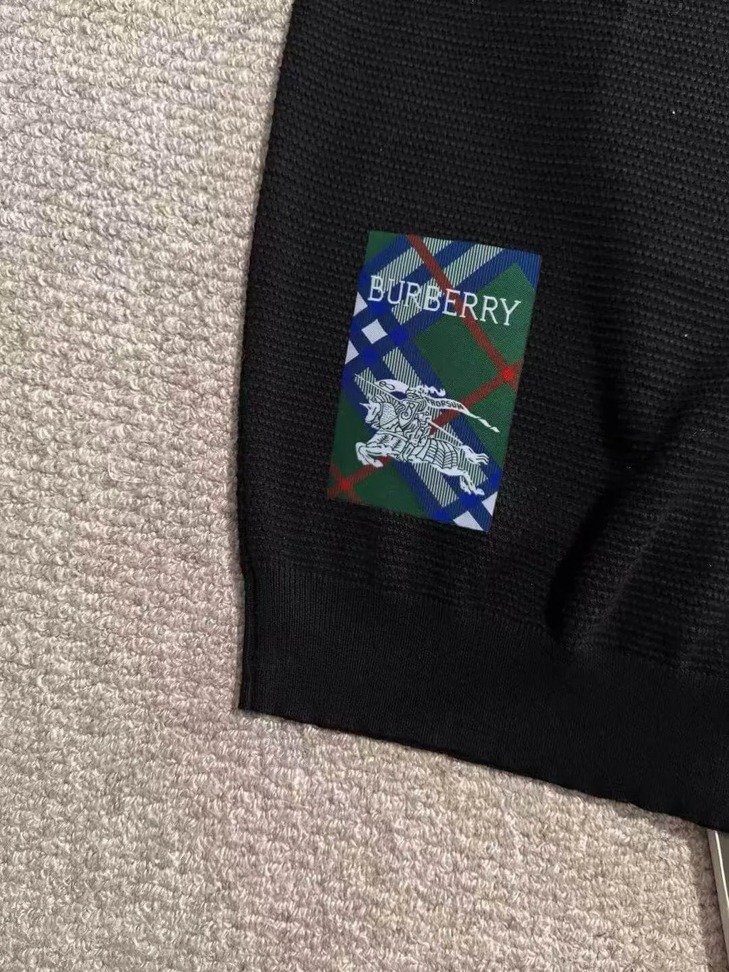 Horse Embroidery Collared Polo Shirt