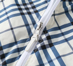 Reversible Plaid Hooded Jacket