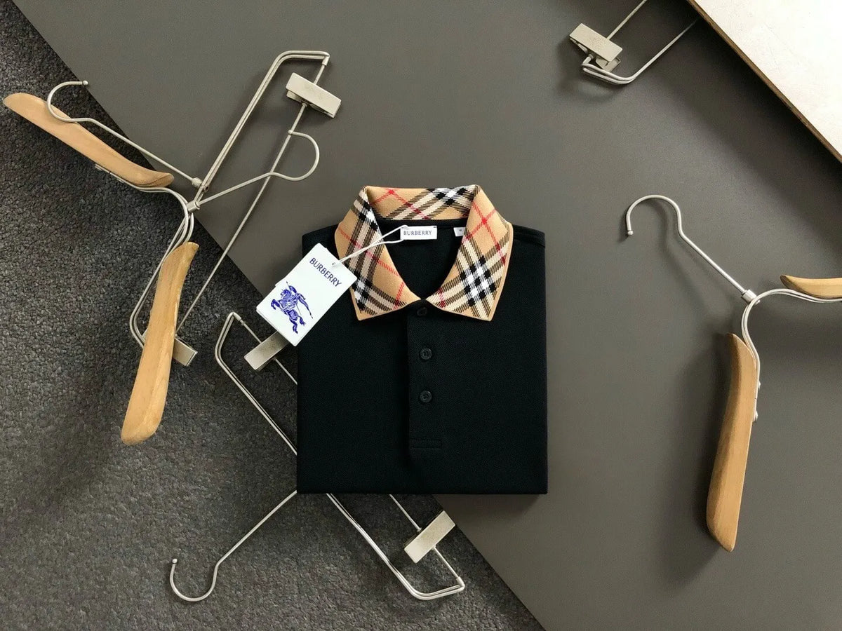 Plaid Collared Polo Shirt