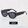 Cat-Eye Letter Logo Sunglasses