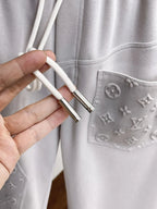 Patchwork Embossed Monogram Pants