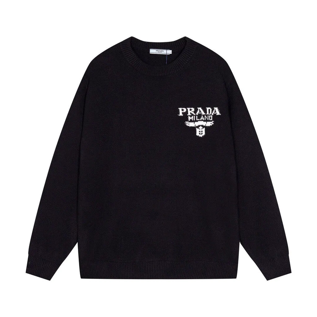 Milano Badge Jacquard Knit Sweater