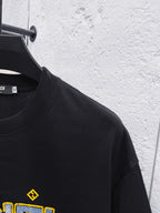 Letter Print Short‑Sleeve T‑Shirt