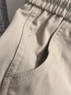 Badge Embroidery Multi-Pocket Cargo Pants