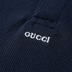 Letter‑Embroidered Polo Shirt
