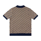 All-Over Jacquard Polo Shirt