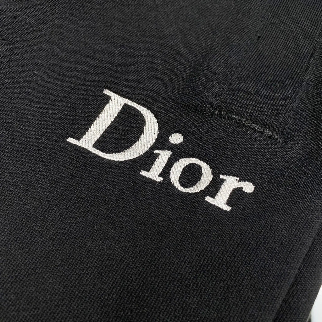 Letter Embroidery Straight Sweat Pants