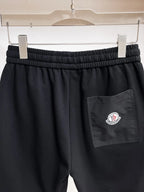 Ribbed Side Tape Badge Shorts