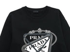 Overlapping Print Print Sweatshirt