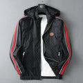 Stripe Casual Hooded Jacket