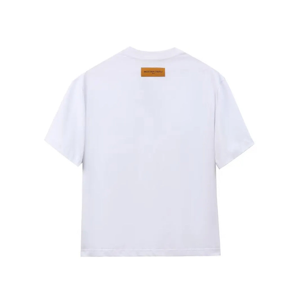 Yellow Letter Print T-Shirt