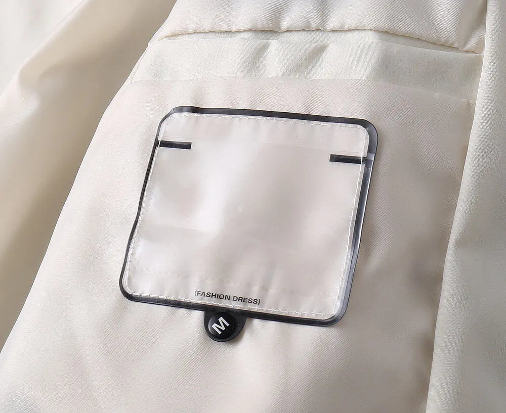 Contrast Panel Sporty Hooded Jacket