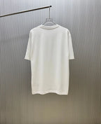 Square Frame Letter Print T‑Shirt