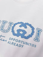 Art Letter Print Casual T-Shirt
