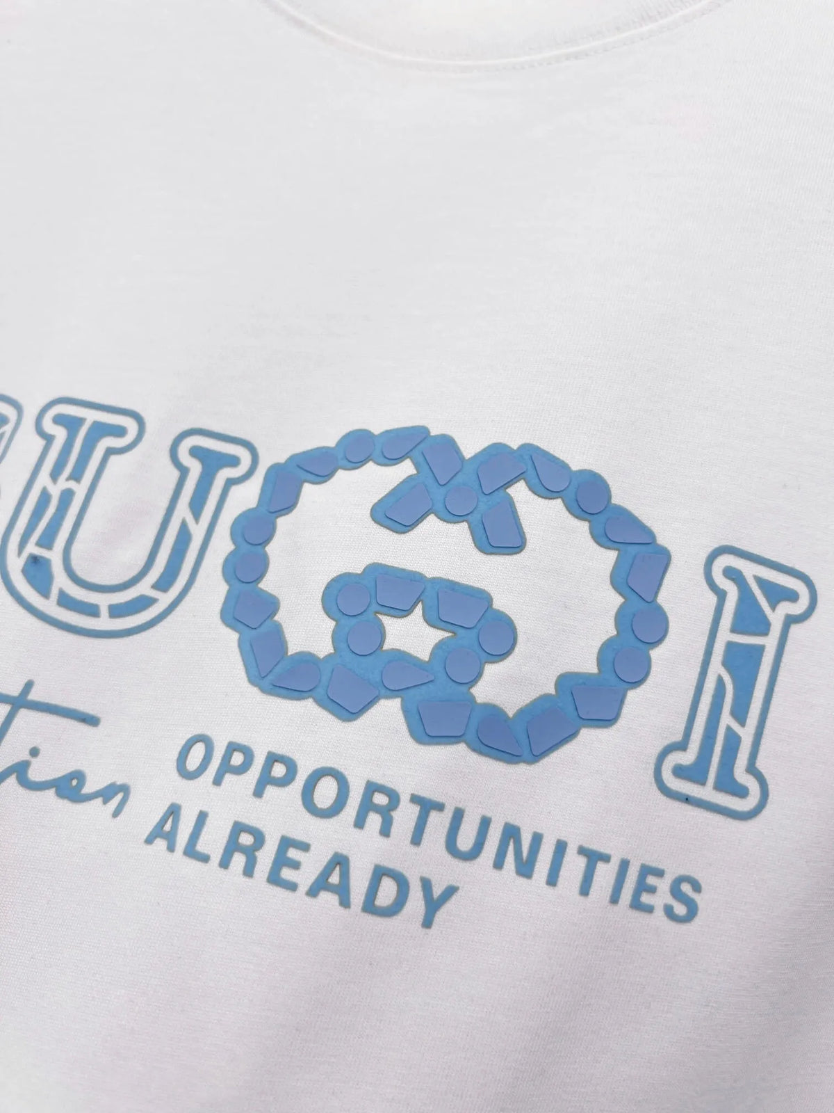 Art Letter Print Casual T-Shirt