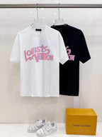 3D Shadow Graffiti Letter Print T-Shirt