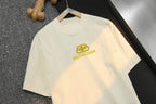 Classic Golden Logo Short‑Sleeve T-shirt